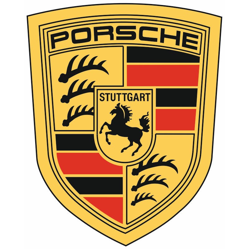 Stickers Porsche logo blason Stickers AZ