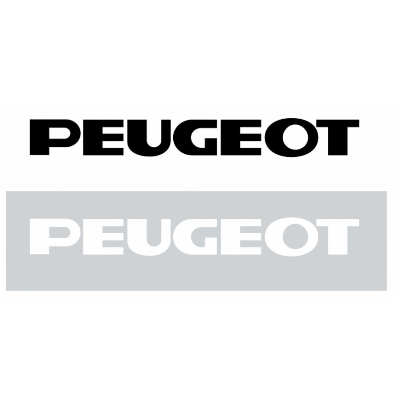 lettre peugeot à coller