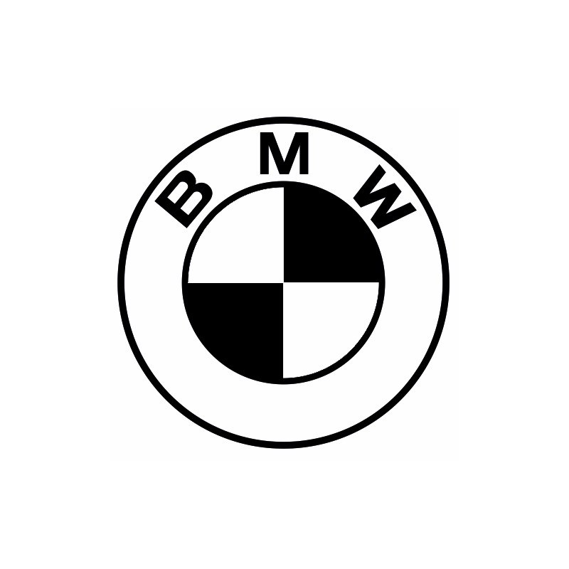 Stickers BMW noir  et blanc  Stickers AZ