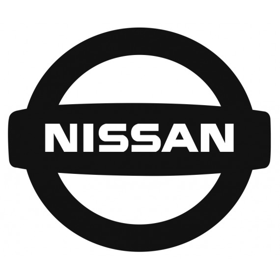 Stickers Nissan logo noir - Stickers AZ