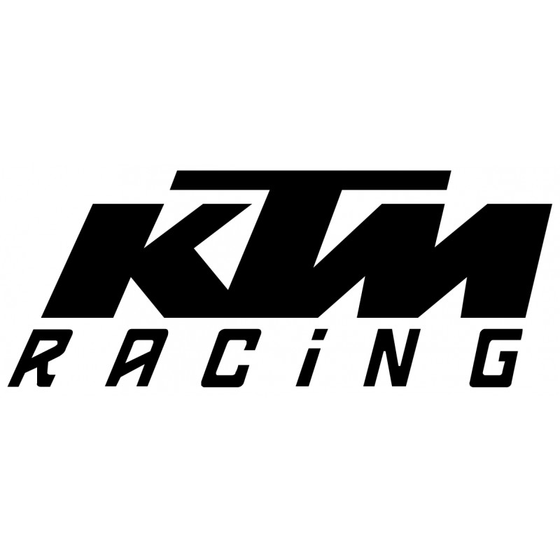 Stickers KTM Racing noir - Stickers AZ